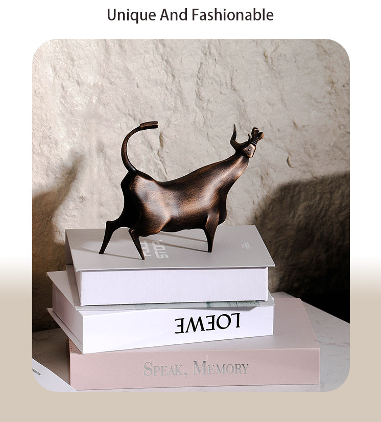 犀牛雕塑 - Luxury Premium Alloy Home Decor & Artistic Piece