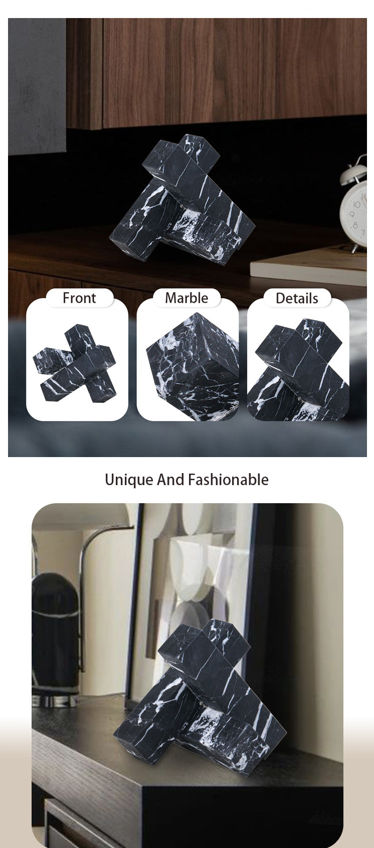 Premium Marble Home Decor - Handcrafted Modern Decor