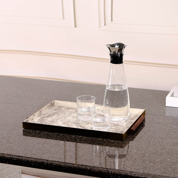 with  Rectangle Horse Hair Tray