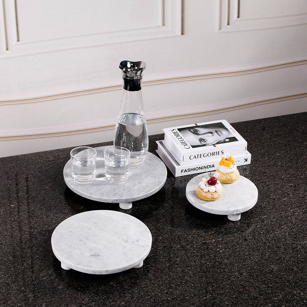 Marble Round Display Plate
