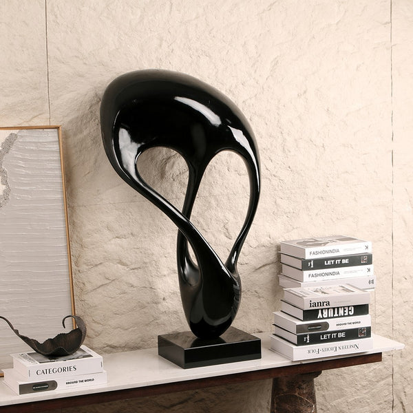 Luxury Home Decor Resin Marble Abstract Sculpture ，for Interior Design