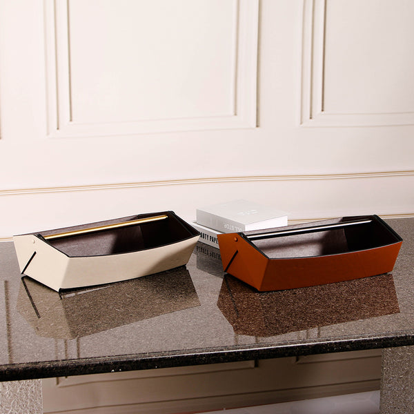 Leather Storage Tray