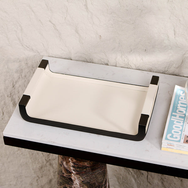 RegtangularLeather Tray