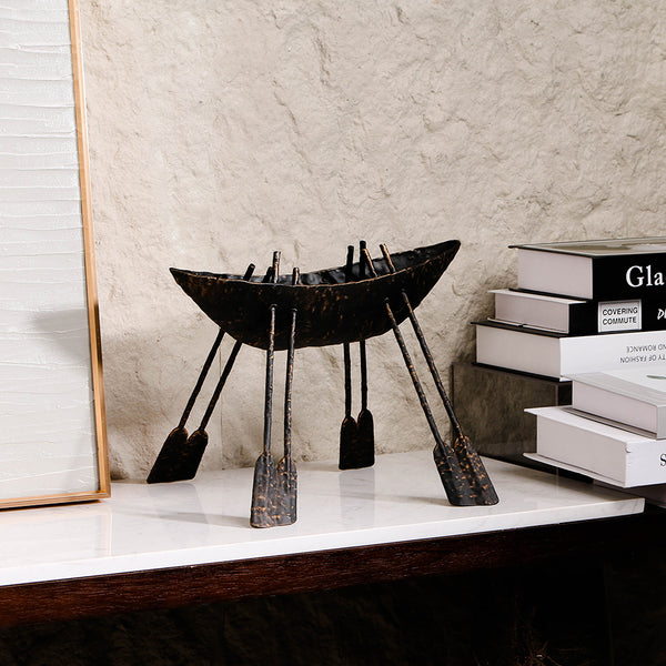 Handmade Boat Sculpture
