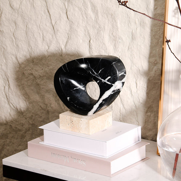 Geometric Marble Sculpture