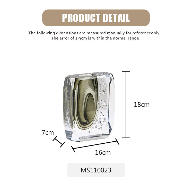 玻璃花瓶 - Luxury Premium Glass Home Decor & Artistic Piece - 8