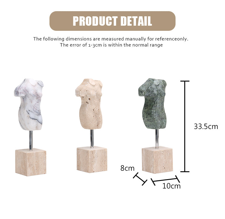 Modern Body Frame Stand - Luxury MarbleS/s Home Decor & Artistic Piece