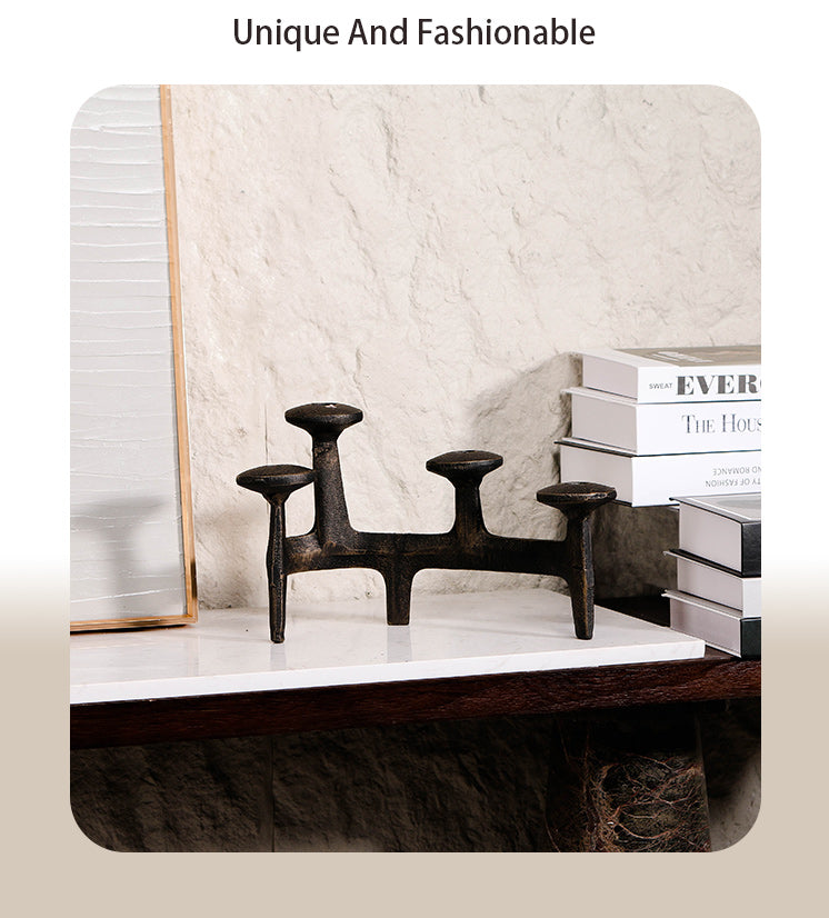 钢烛台 - Luxury Premium Alloy Home Decor & Artistic Piece