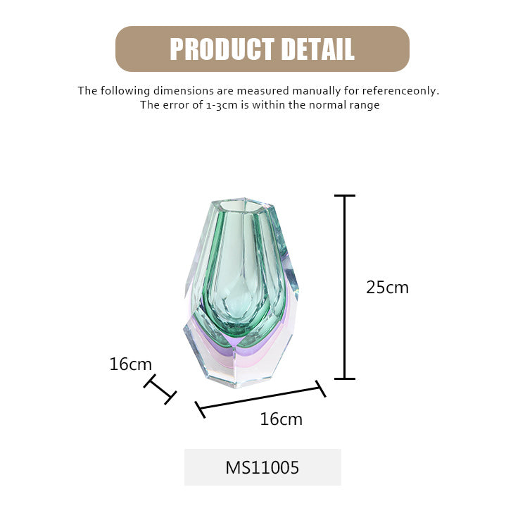 玻璃花瓶 - Luxury Premium Glass Home Decor & Artistic Piece - 8