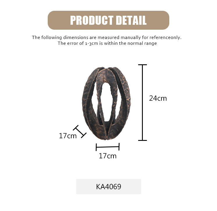 联锁雕塑 - Luxury Premium Alloy Home Decor & Artistic Piece - 8
