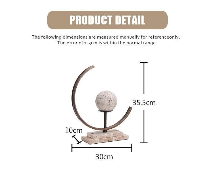 Contemporary Abstract Sculpture - Luxury Alloy & Marble Home Decor & Artistic... - 8