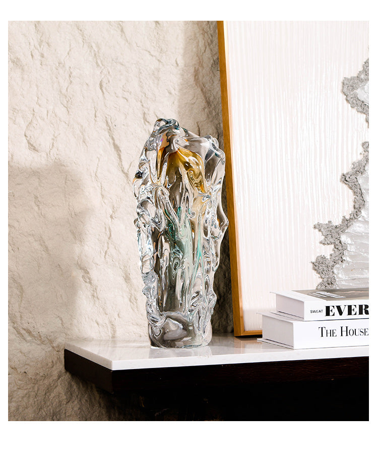玻璃花瓶 - Luxury Premium Glass Home Decor & Artistic Piece - 7