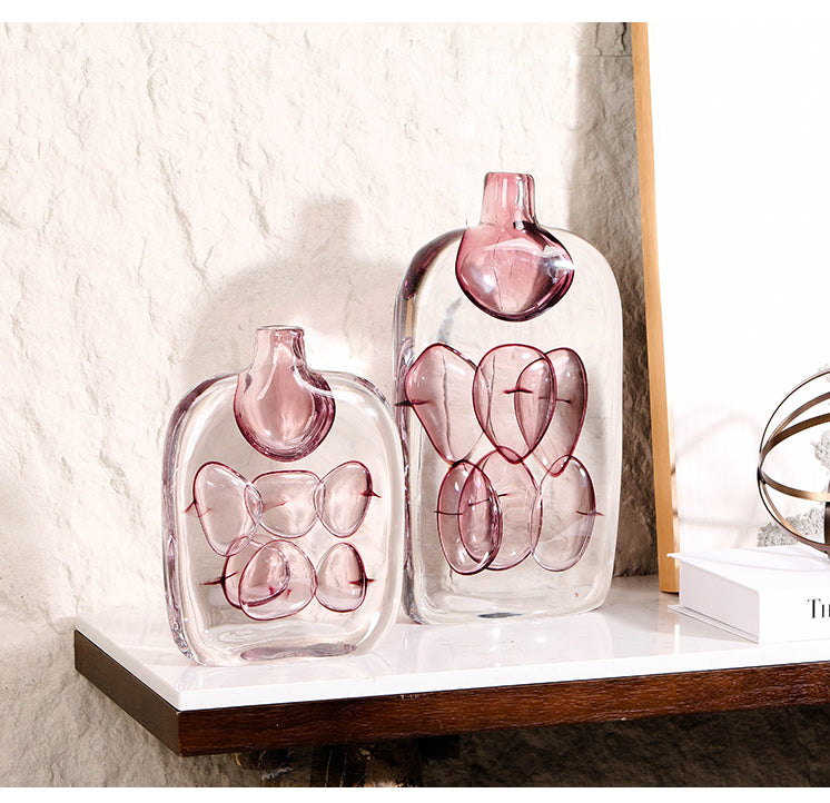 L180  ×  W50  ×  H360 - Luxury Premium Glass Home Decor & Artistic Piece - 9