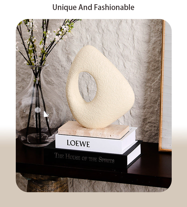 Luxury Resin & Marble Decorative Sculpture - Designer Artisan Edition - 10