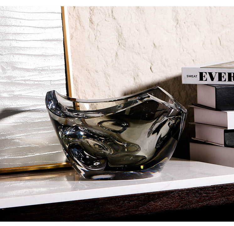 玻璃水果盘 - Luxury Premium Glass Home Decor & Artistic Piece - 7