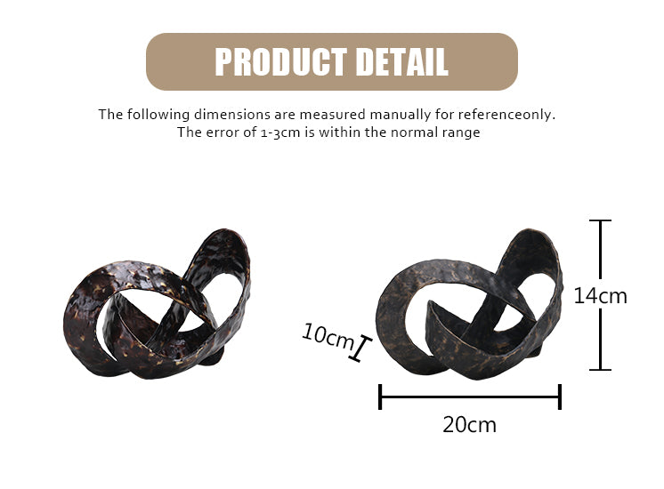 环联雕塑 - Luxury Premium Alloy Home Decor & Artistic Piece