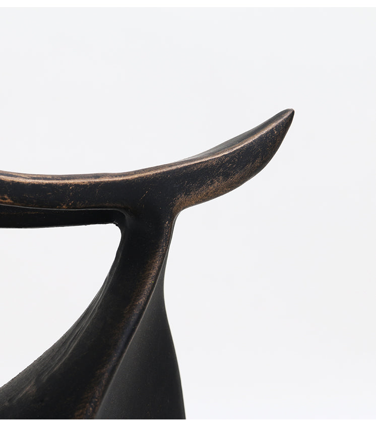 鹿雕像家居装饰雕塑 - Luxury Premium Alloy Home Decor & Artistic Piece - 9