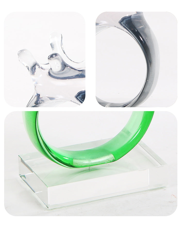 Luxury Resin Decorative Sculpture - Designer Artisan Edition - 9
