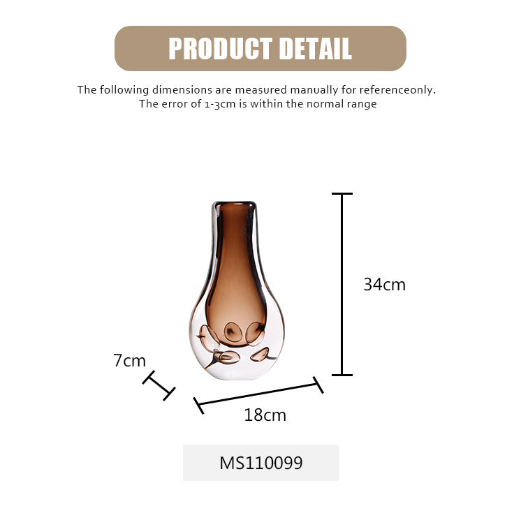 玻璃花瓶 - Luxury Premium Glass Home Decor & Artistic Piece - 8