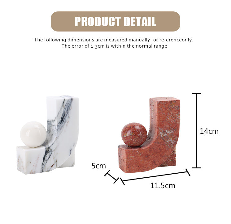 Luxury Marble/Stone Decorative Sculpture - Designer Artisan Edition - 11