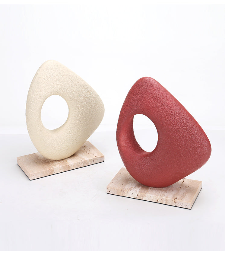 Luxury Resin & Marble Decorative Sculpture - Designer Artisan Edition - 11