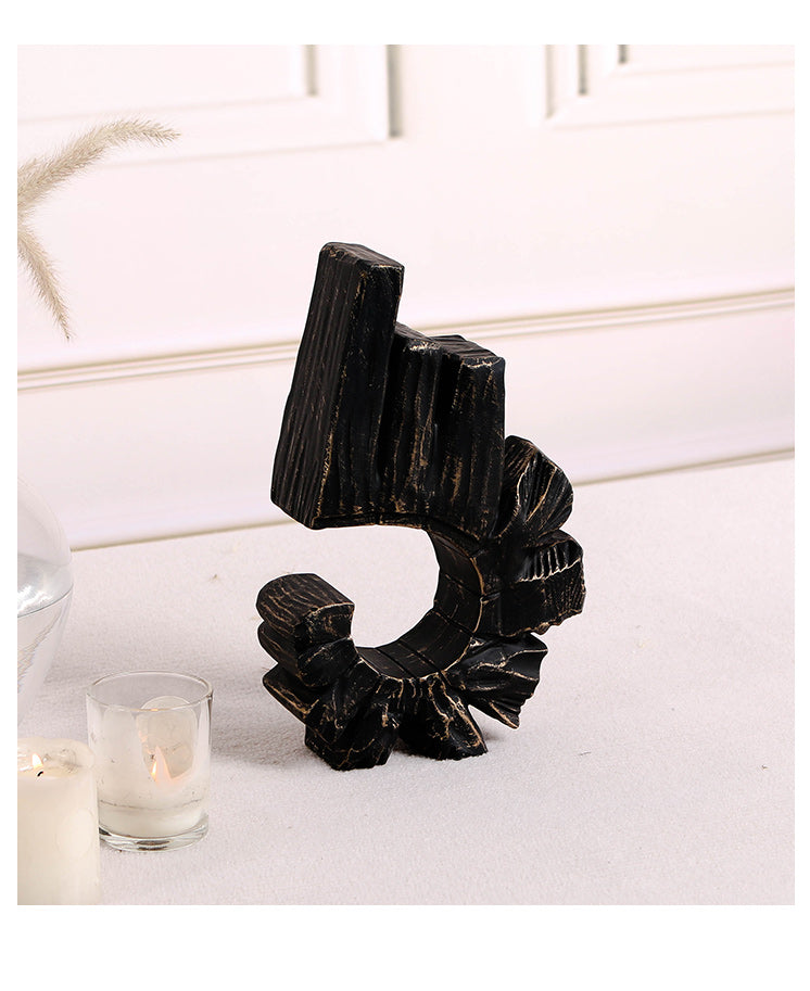 Luxury Resin Decorative Sculpture - Designer Artisan Edition - 8