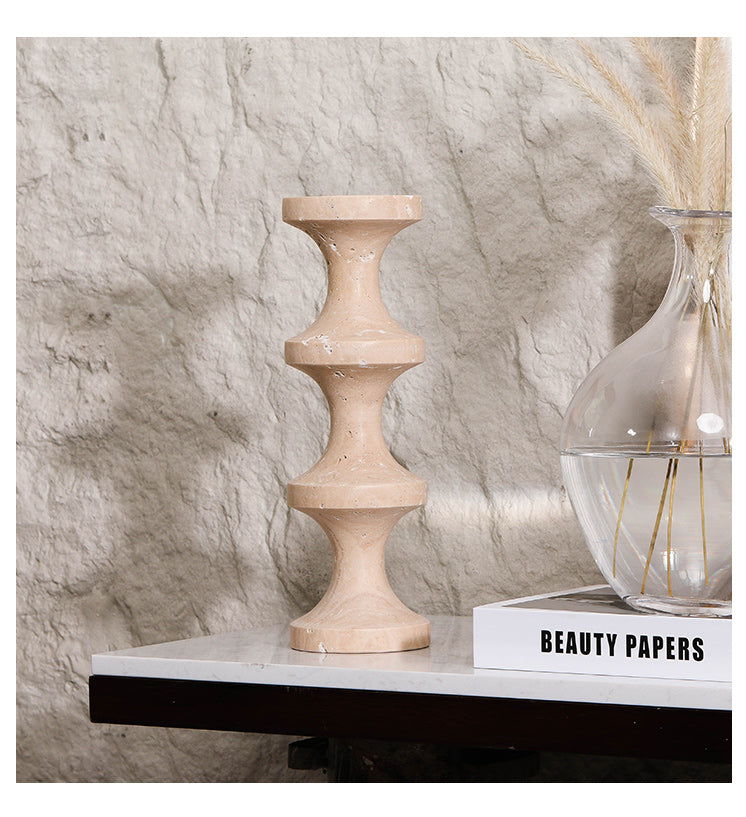 D10cm  ×  21 - Luxury Luxury Marble Home Decor & Artistic Piece - 10