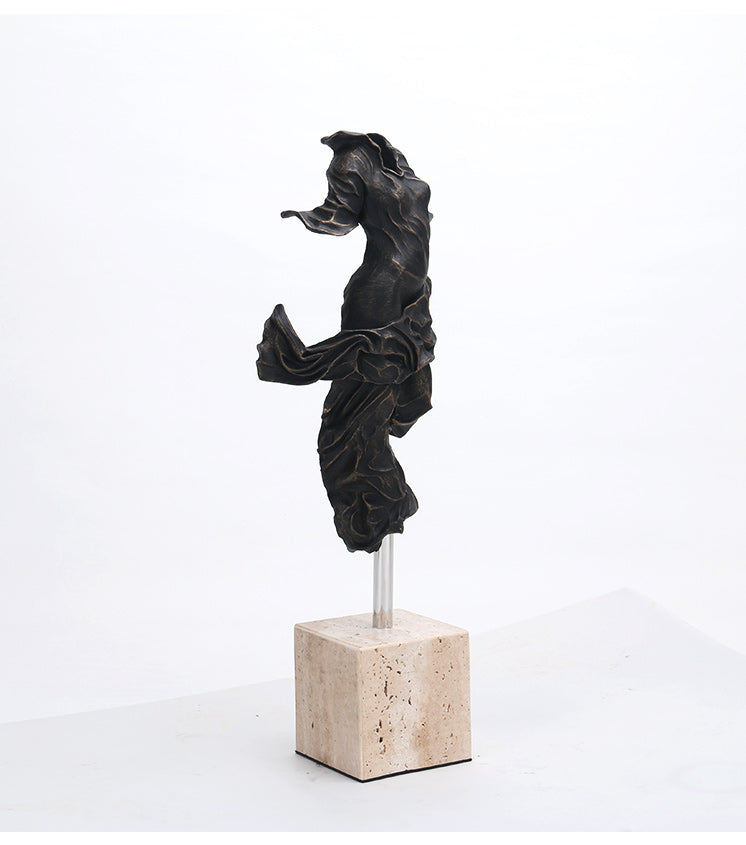 Elegant Dancing Figure - Luxury Alloy & Marble & S/s Home Decor & Artistic Piece