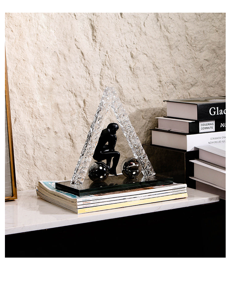 Luxury Crystal & Resin Decorative Sculpture - Designer Artisan Edition - 8