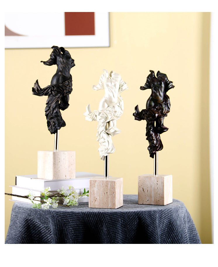 Elegant Dancing Figure - Luxury Alloy & Marble & S/s Home Decor & Artistic Piece - 11