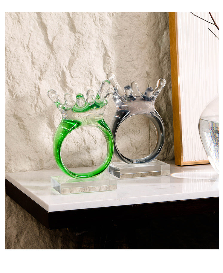 Luxury Resin Decorative Sculpture - Designer Artisan Edition - 10