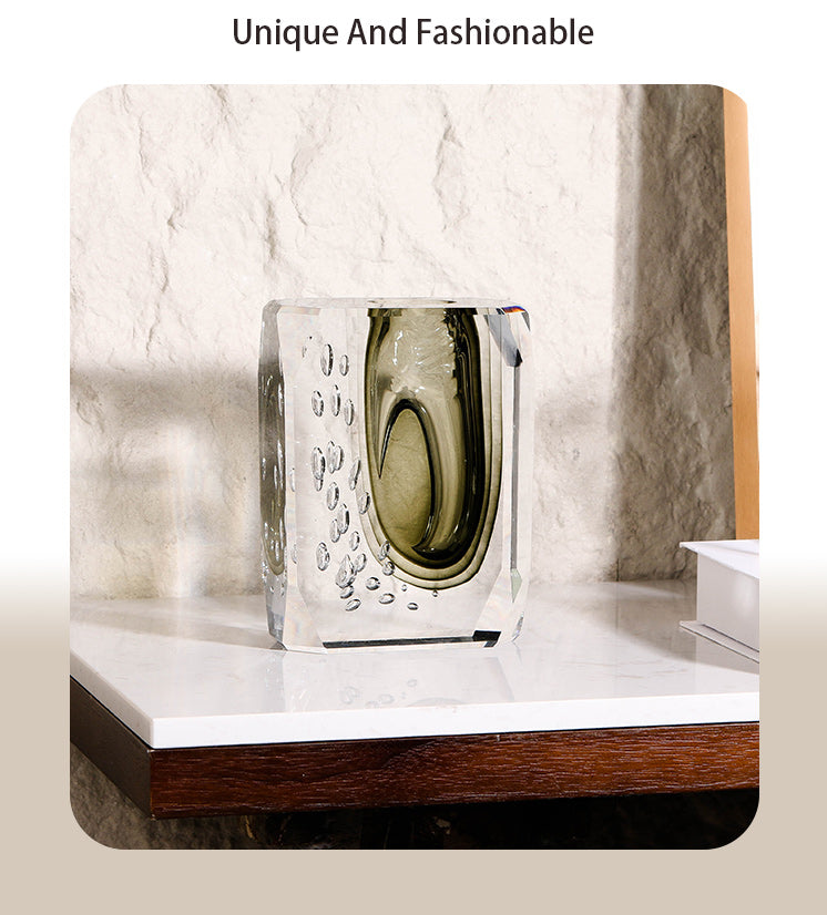 玻璃花瓶 - Luxury Premium Glass Home Decor & Artistic Piece - 8