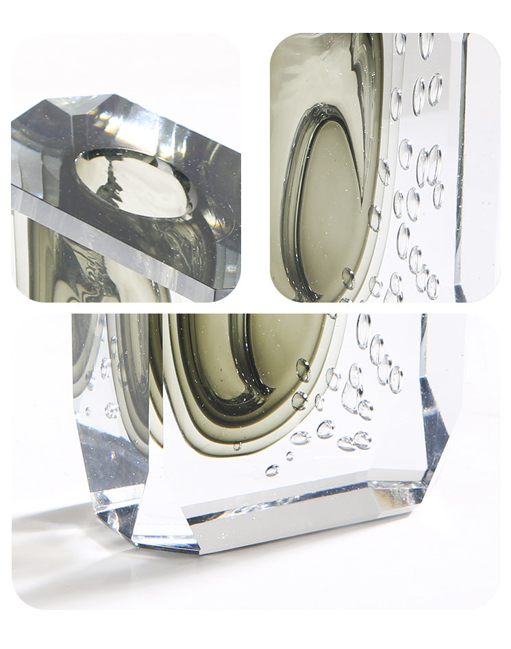 玻璃花瓶 - Luxury Premium Glass Home Decor & Artistic Piece - 9