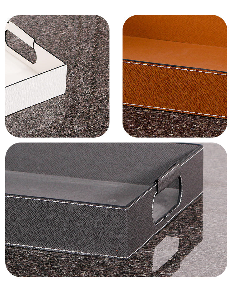 Premium Leather Home Decor - Handcrafted Modern Decor