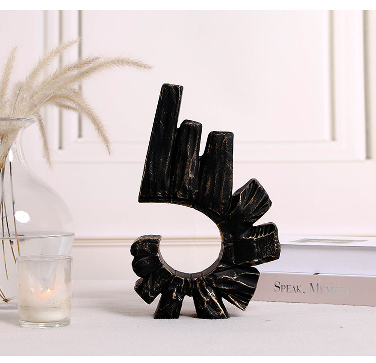 Luxury Resin Decorative Sculpture - Designer Artisan Edition - 10