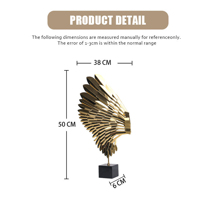 桌面雕塑 - Luxury MetalMarble Home Decor & Artistic Piece