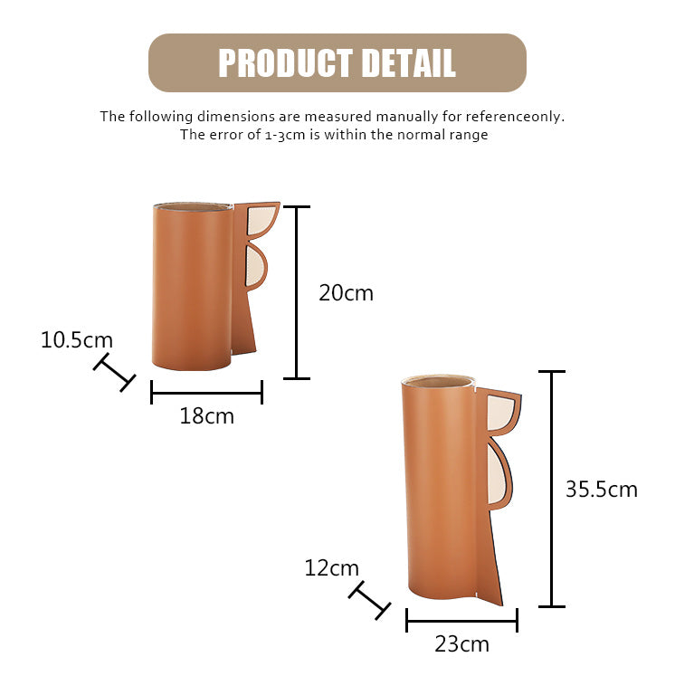 PuLeather & Glass Home Decor - 12