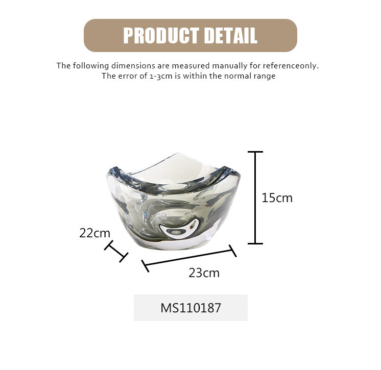 玻璃水果盘 - Luxury Premium Glass Home Decor & Artistic Piece - 10