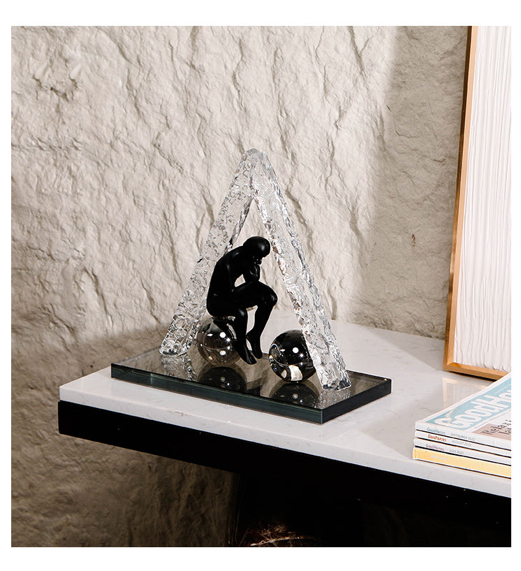 Luxury Crystal & Resin Decorative Sculpture - Designer Artisan Edition - 10