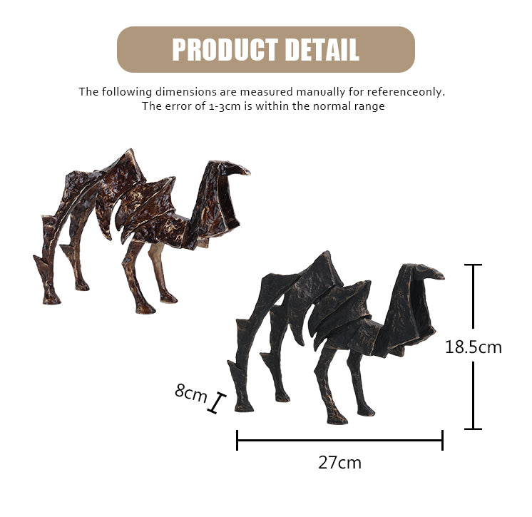 骆驼雕塑 - Luxury Premium Alloy Home Decor & Artistic Piece - 13