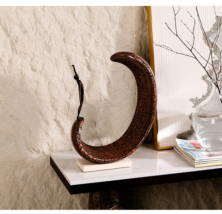 Contemporary Abstract Sculpture - Luxury Alloy & Resin & Marble Home Decor & ... - 11