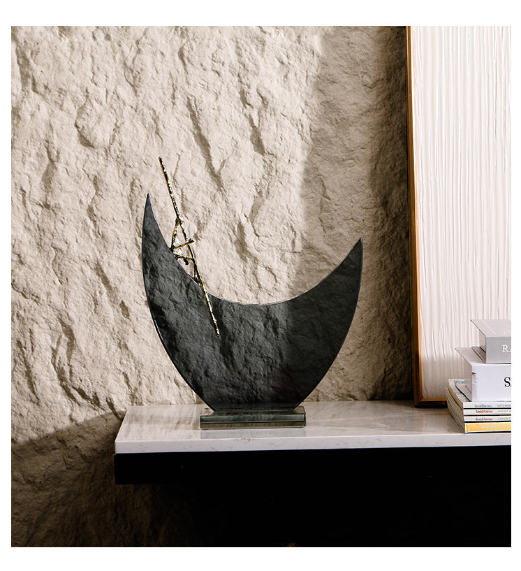 Luxury Crystal & Alloy Decorative Sculpture - Designer Artisan Edition - 7