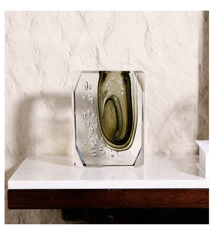 玻璃花瓶 - Luxury Premium Glass Home Decor & Artistic Piece - 7