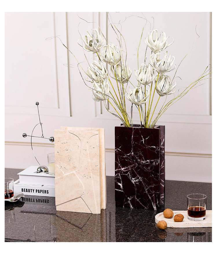 Luxury Marble Decorative Sculpture - Designer Artisan Edition - 9
