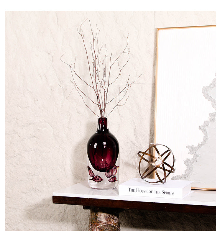 玻璃花瓶 - Luxury Premium Glass Home Decor & Artistic Piece - 7