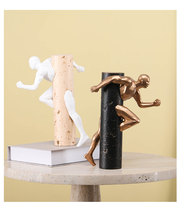 Premium Runing Man - Handcrafted Modern Decor