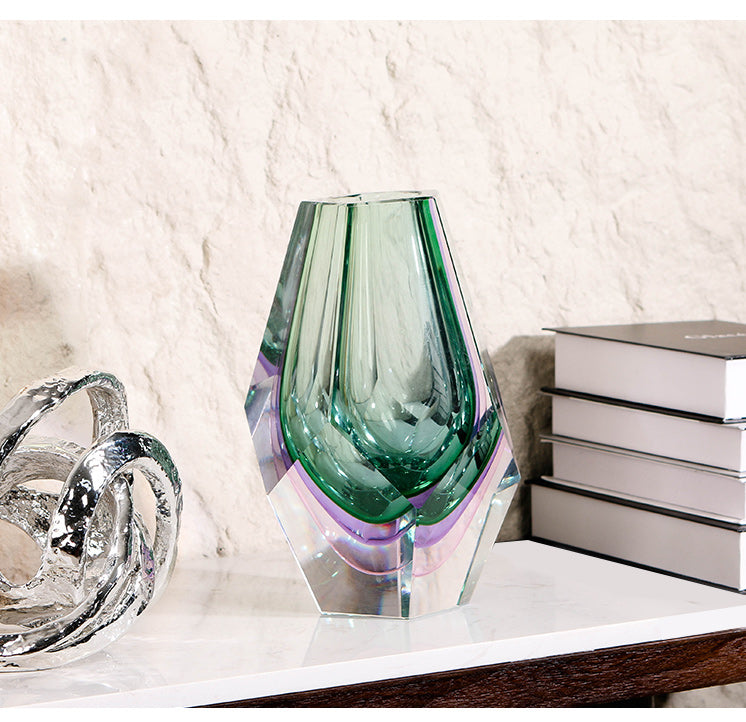 玻璃花瓶 - Luxury Premium Glass Home Decor & Artistic Piece - 9
