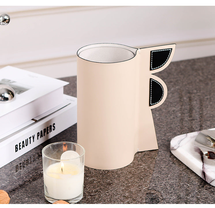 PuLeather & Glass Home Decor - 11