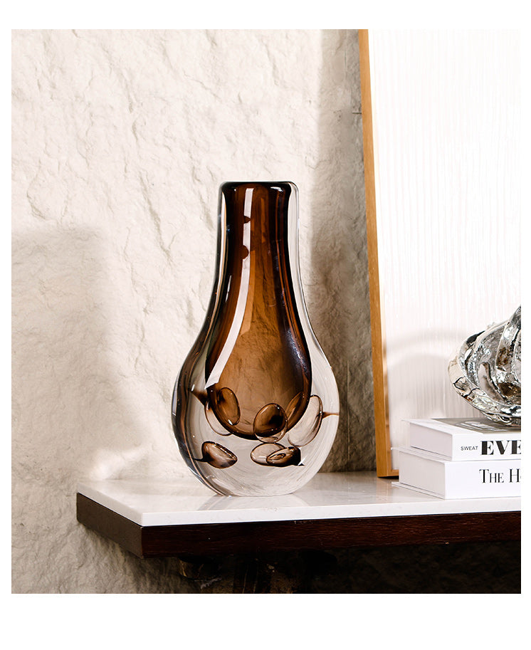 玻璃花瓶 - Luxury Premium Glass Home Decor & Artistic Piece - 9