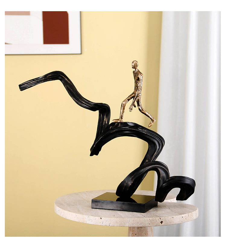 Climbing Human Figure - Luxury Alloy & Marble & Resin Home Decor & Artistic P... - 10
